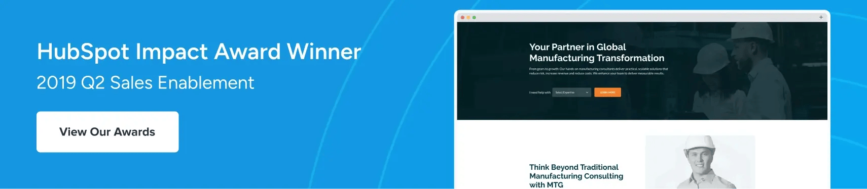 HubSpot Impact Award Winner 2019