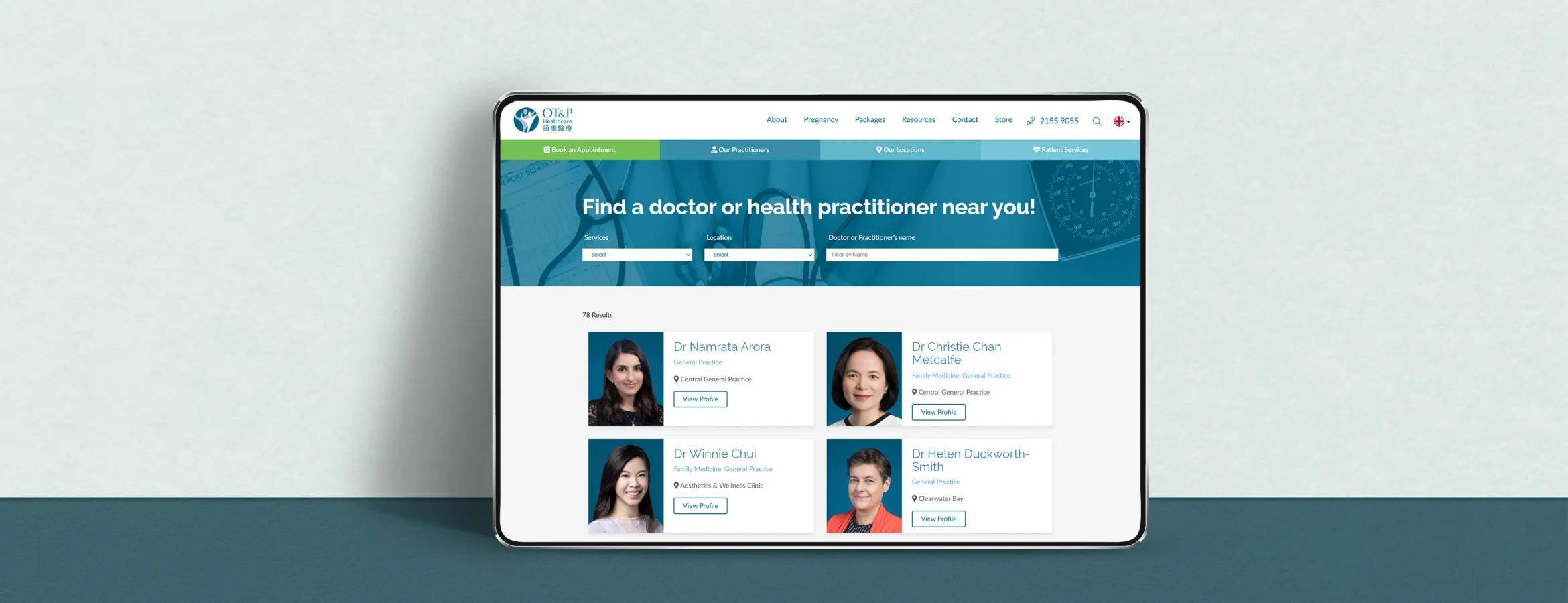 OT&P Book an Appointment Page OT&P Book an Appointment Page